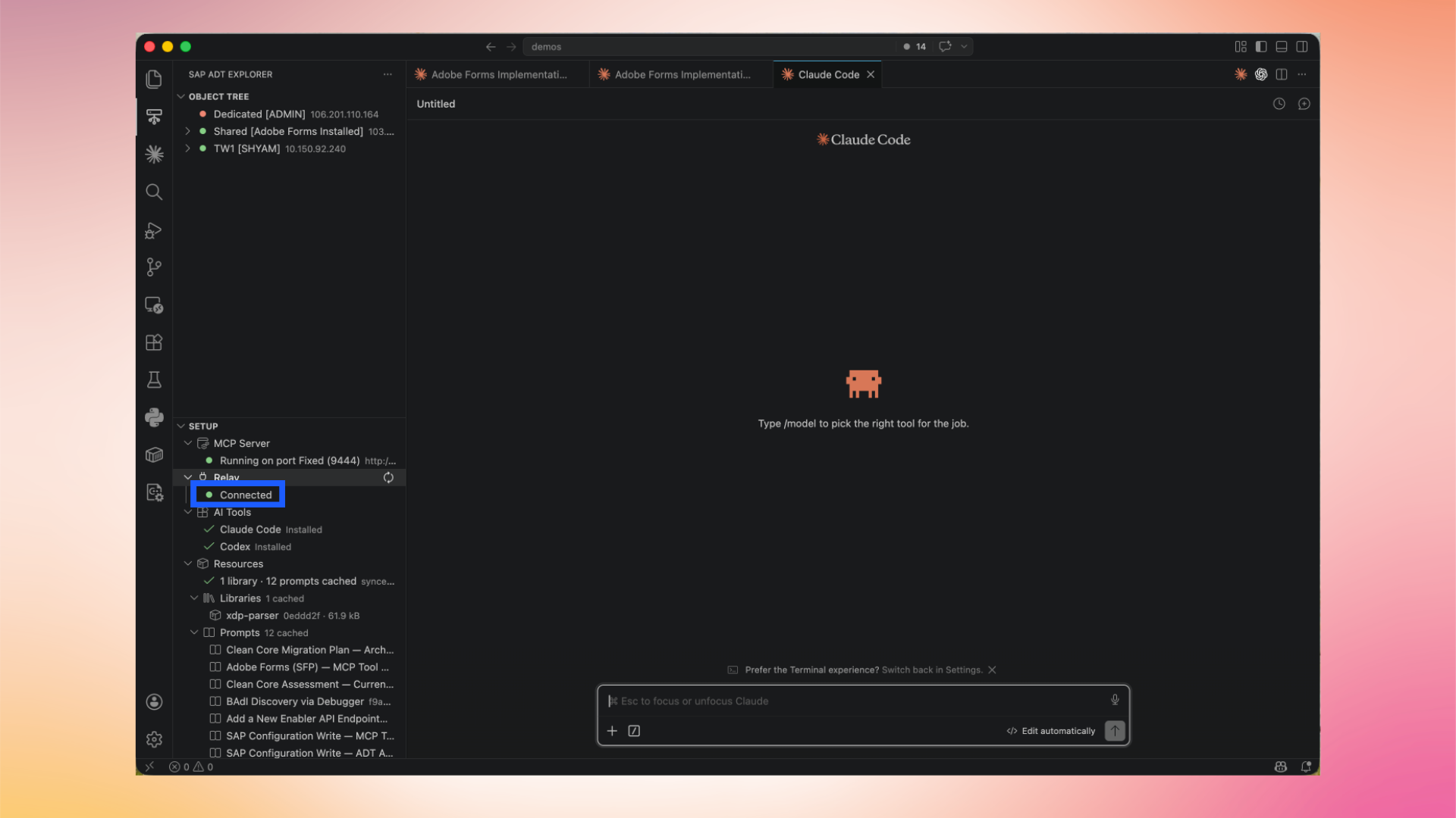 Relay running and ready to serve VPN-only systems