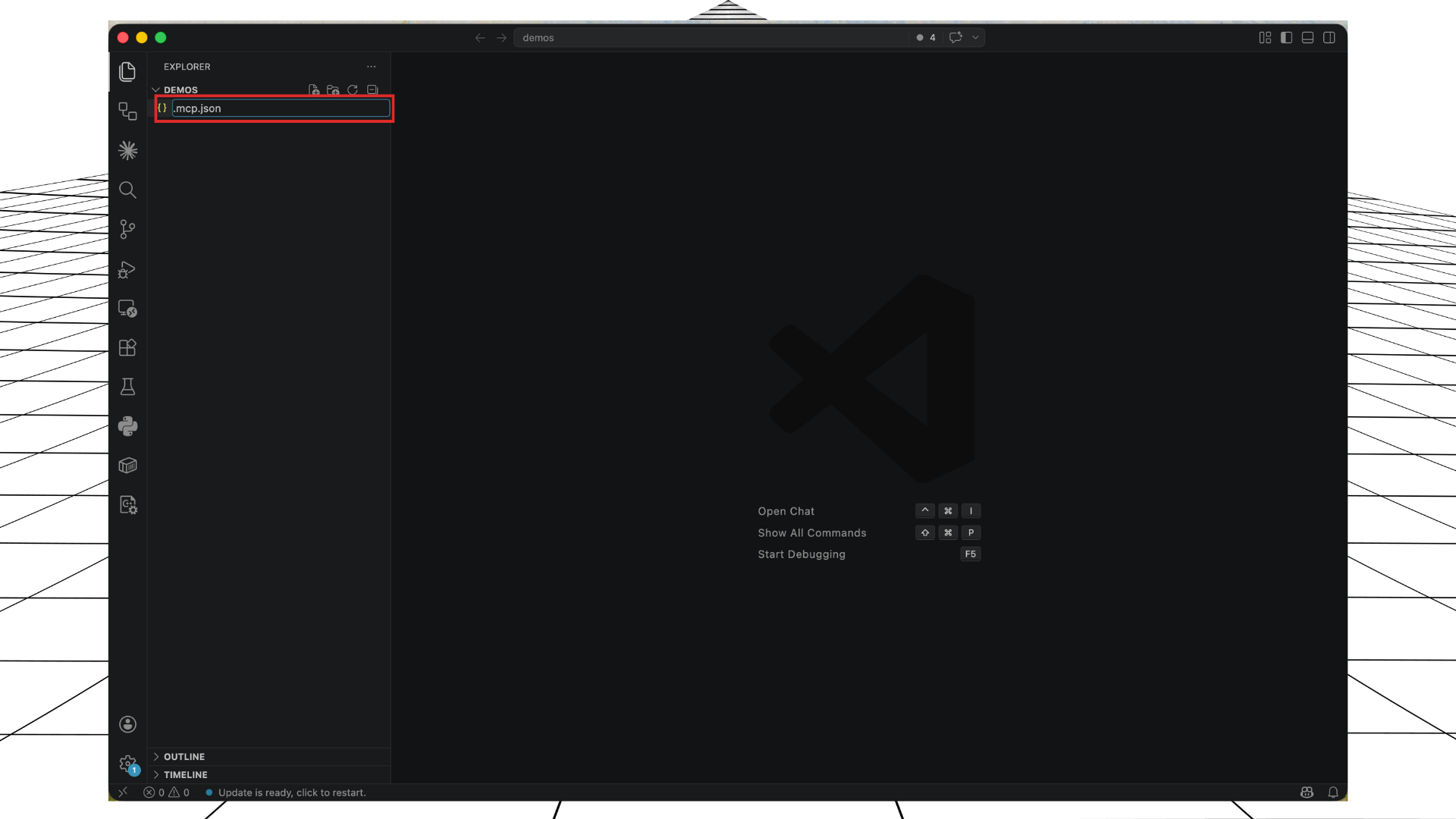 Name the file .mcp.json