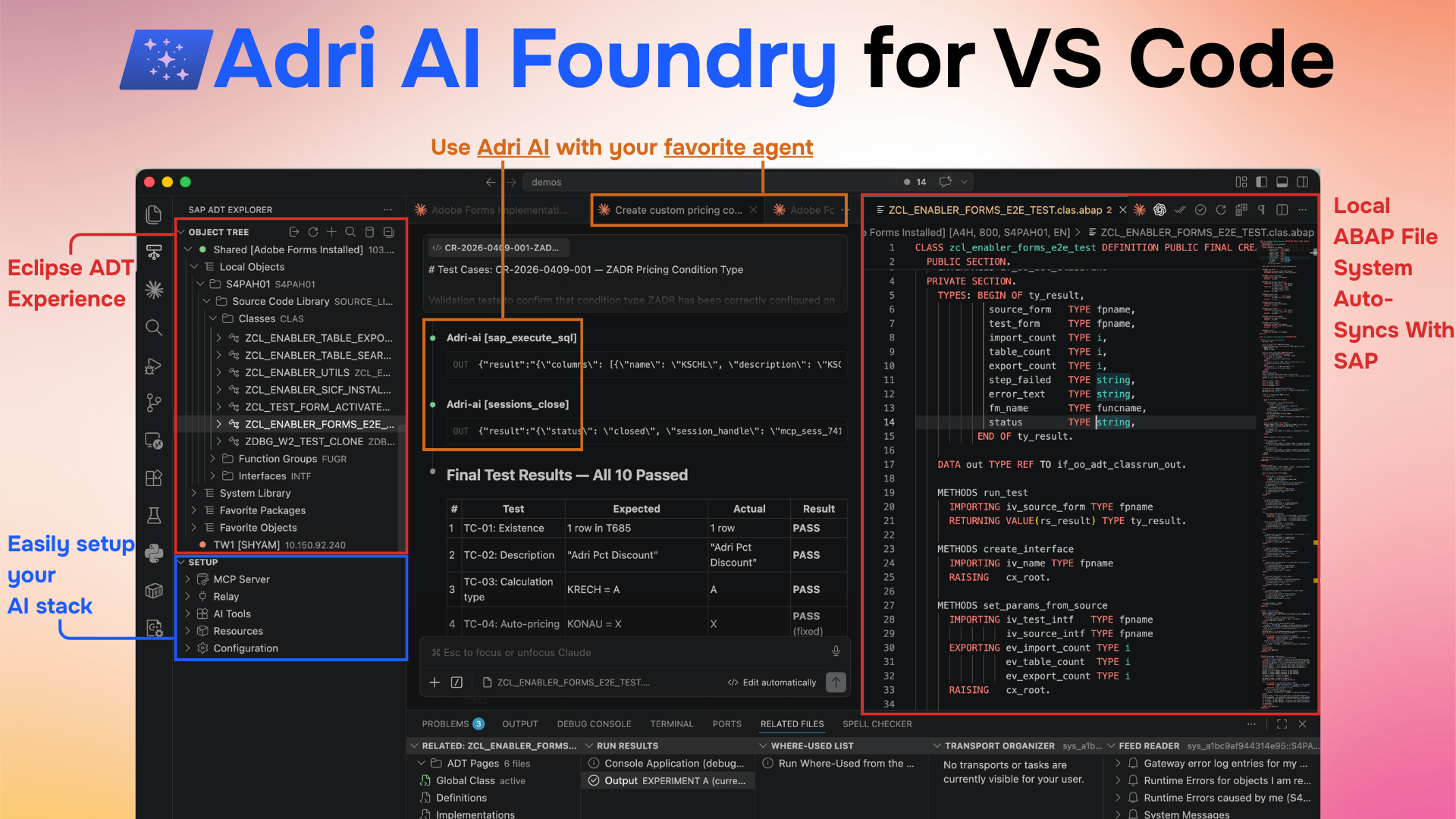 Use Adri AI with your favorite agent in VS Code