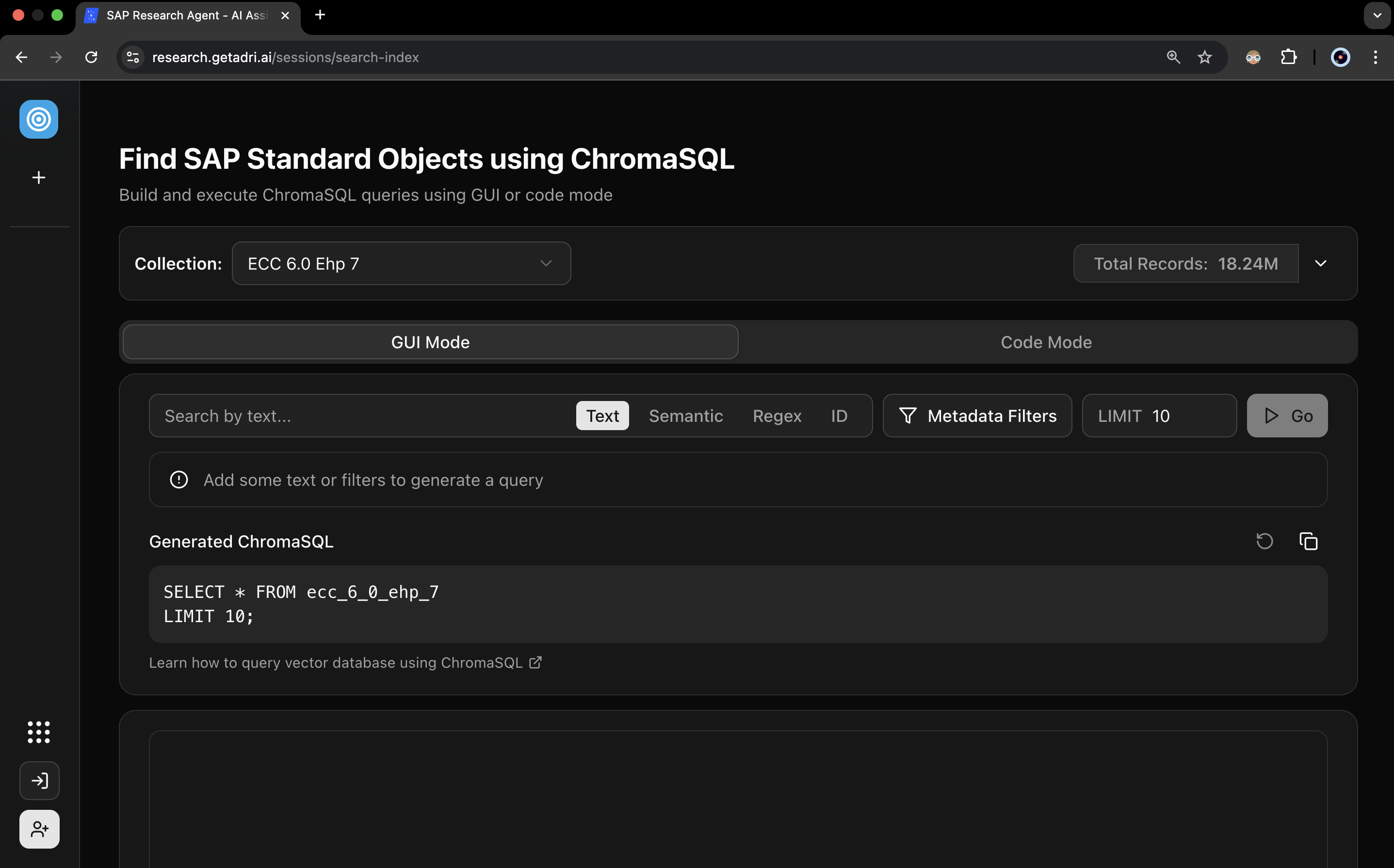 ChromaSQL Query Builder